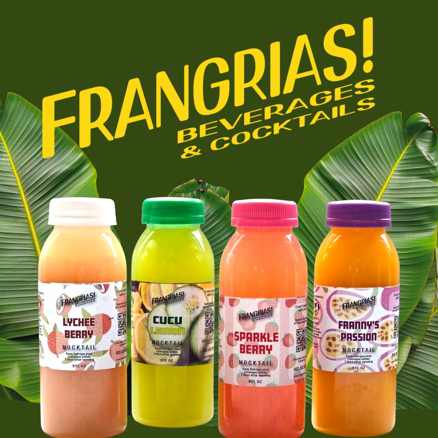 Frangrias Mocktail Bottles