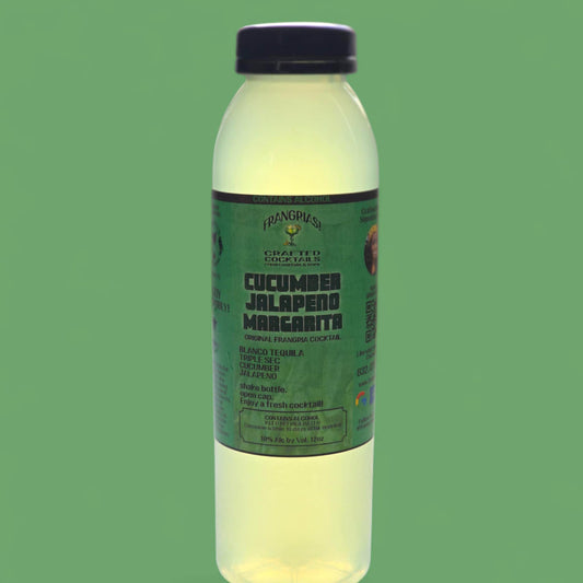 Cucumber Jalapeno Margarita Bottle