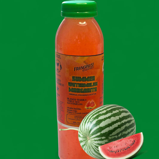 Summer Watermelon Margarita Bottle